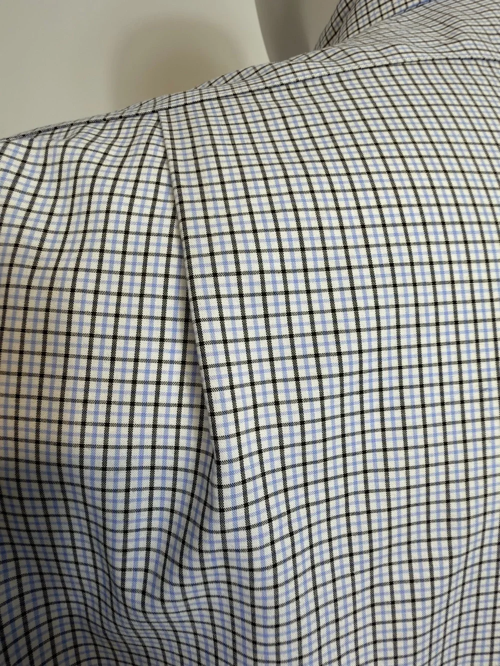 Polo Ralph Lauren XL Non-Iron Dress Shirt Blue Check Classic Fit